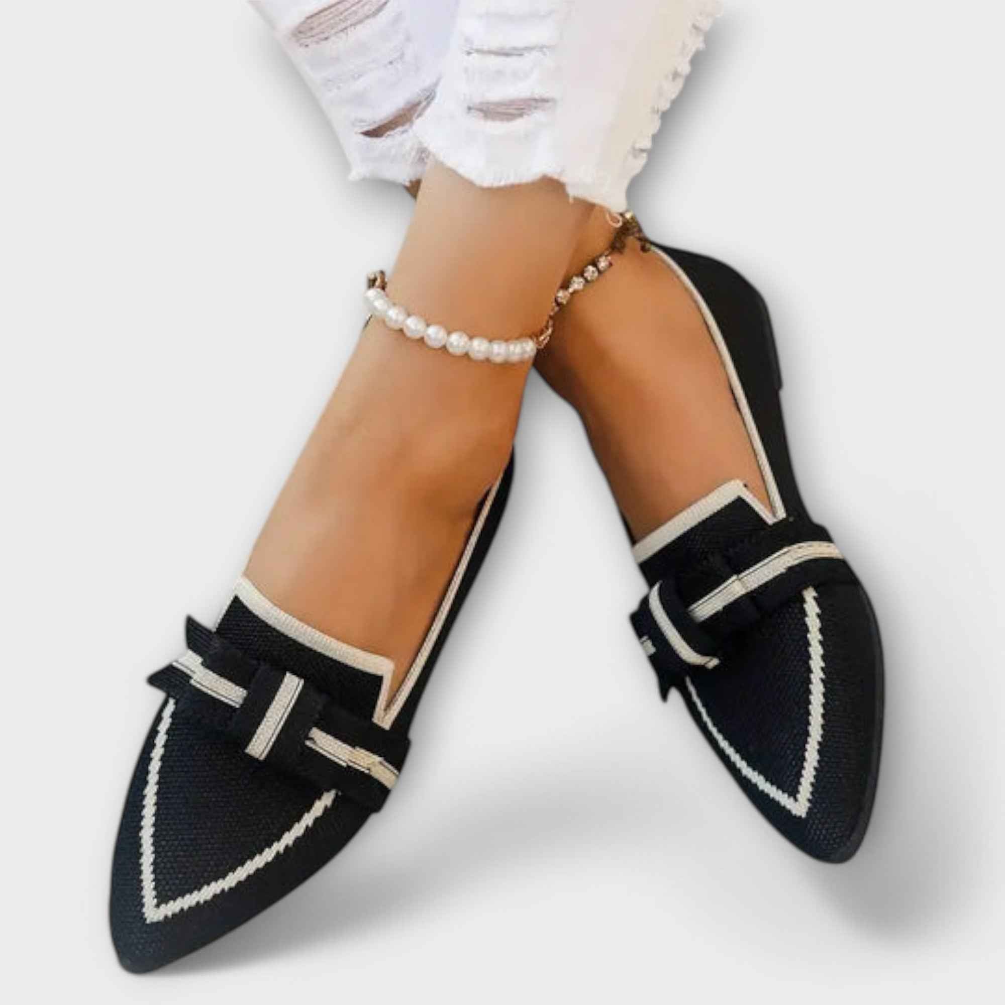Schicke flache Schnürschuhe für Damen
