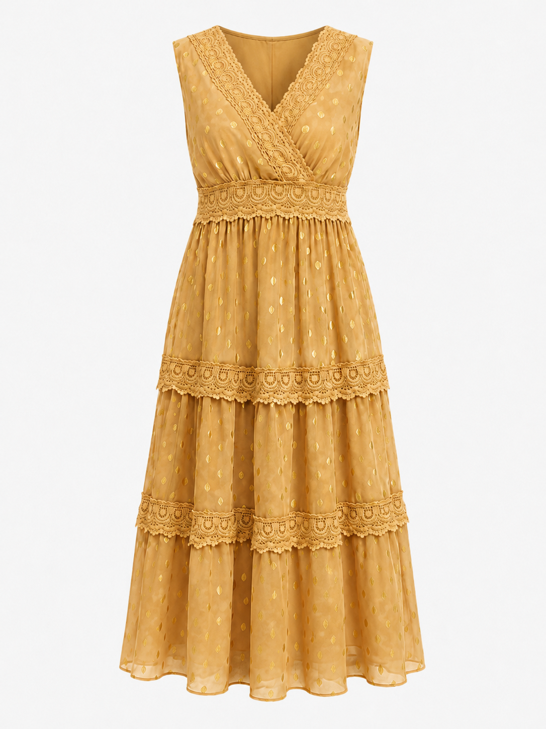 Robe maxi bohème pour femme