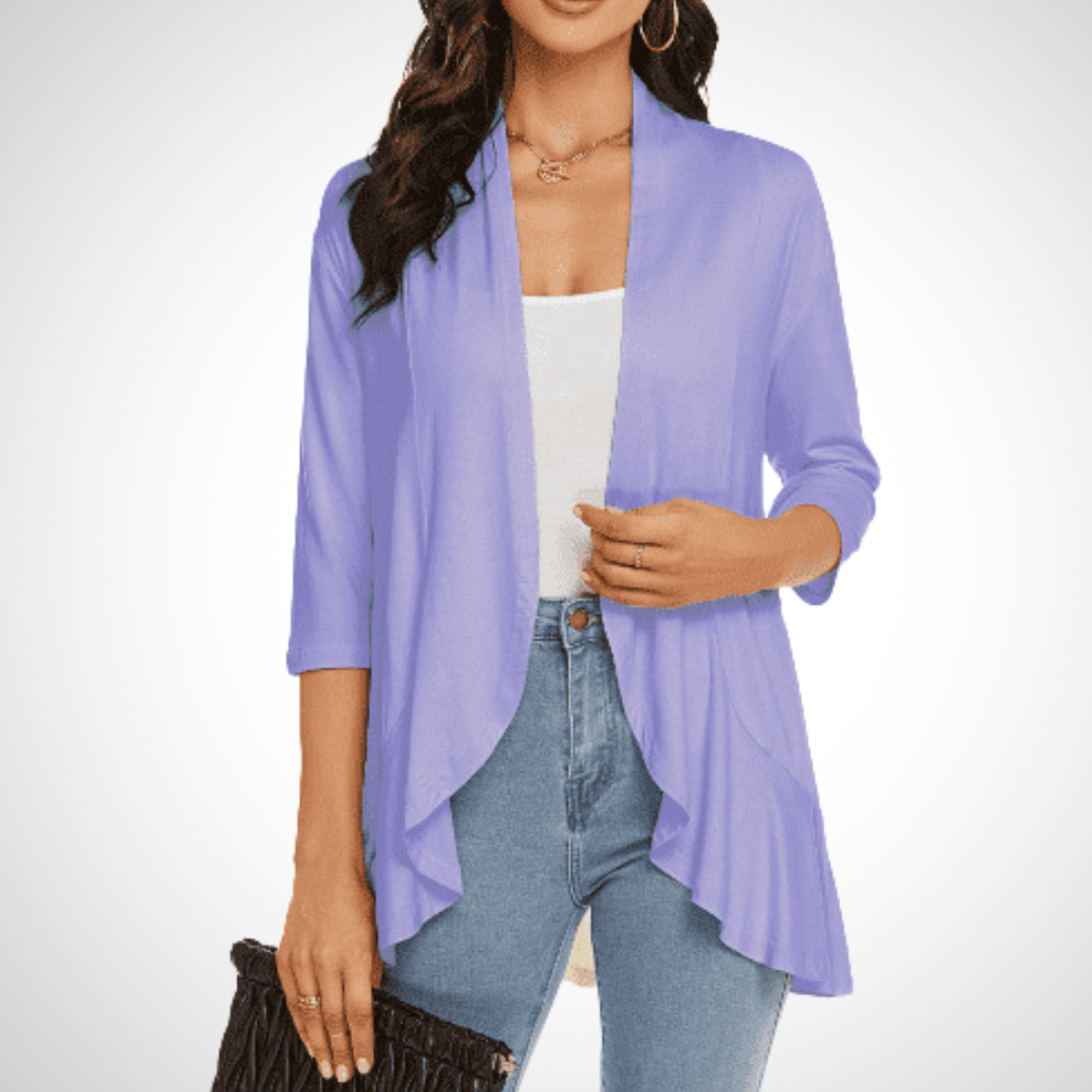 MIRIKIT™ – luftig-lässiges Sommer-Cardigan mit offener Front als Überwurf