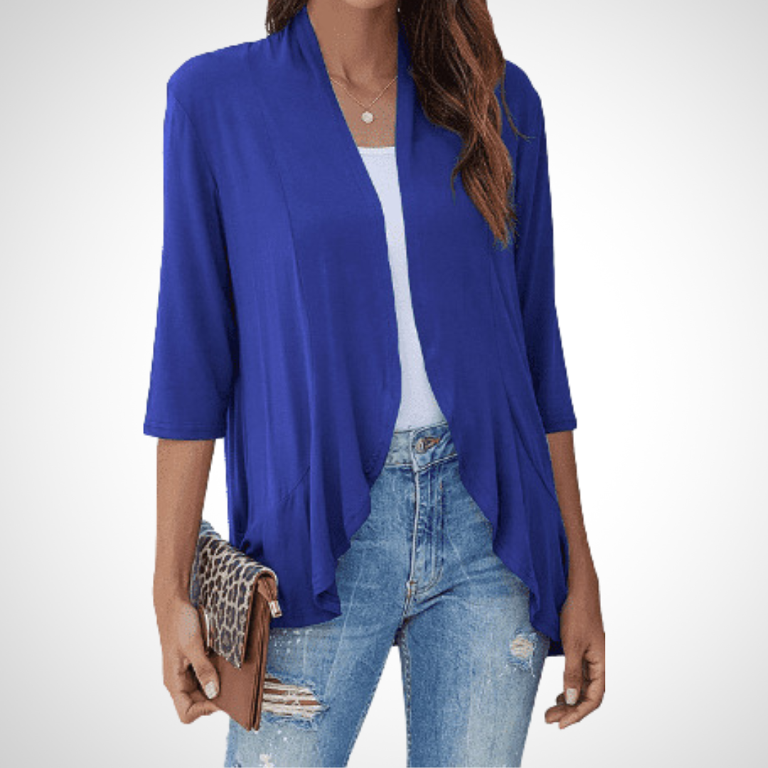 MIRIKIT™ – luftig-lässiges Sommer-Cardigan mit offener Front als Überwurf