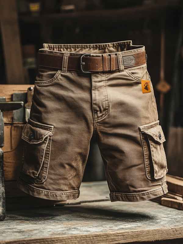 Cargo Shorts Herren | Robuste Bermuda mit Multi-Taschen & Workwear-Look