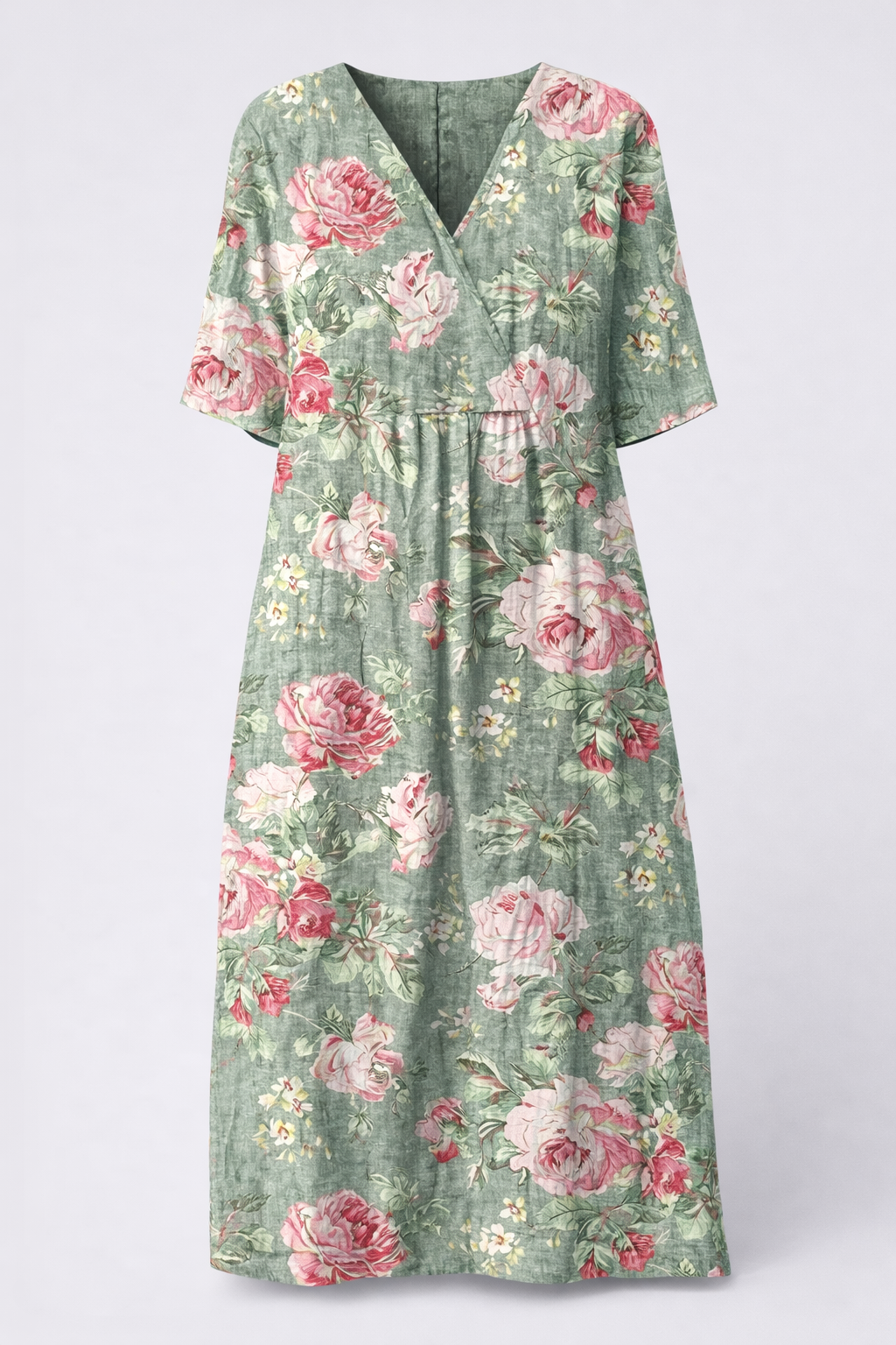 Elegantes Vintage-Blümchen-Kleid für alle Anlässe Damen