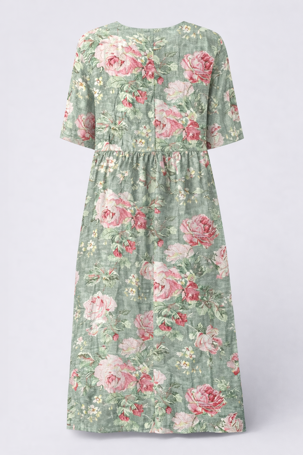 Elegantes Vintage-Blümchen-Kleid für alle Anlässe Damen