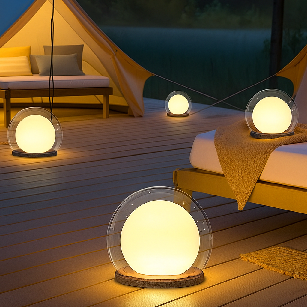 Thaliora - Stilvolle Solar-Außenleuchte mit Handgefertigtem Design