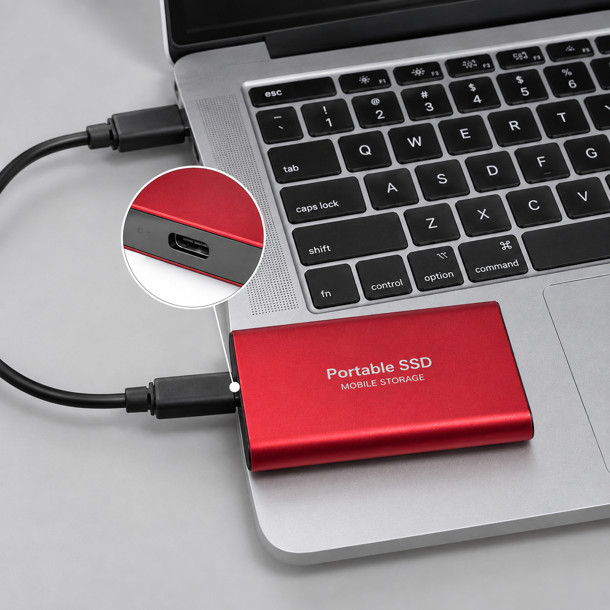 Externe SSD für PS5 Xbox - Aluminium, USB-C, sofort einsatzbereit