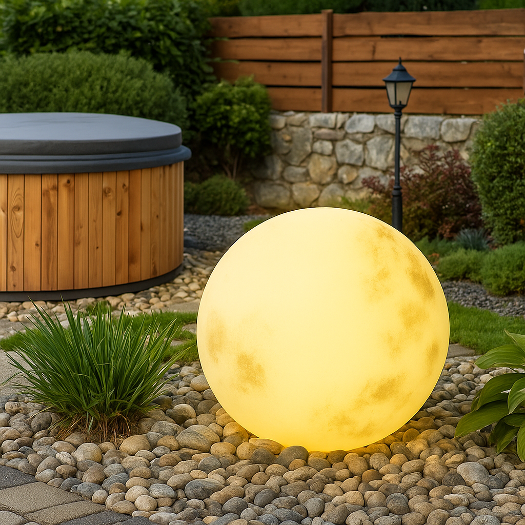 Maralune - Elegante Solar-Gartenlampe mit handgefertigtem Design