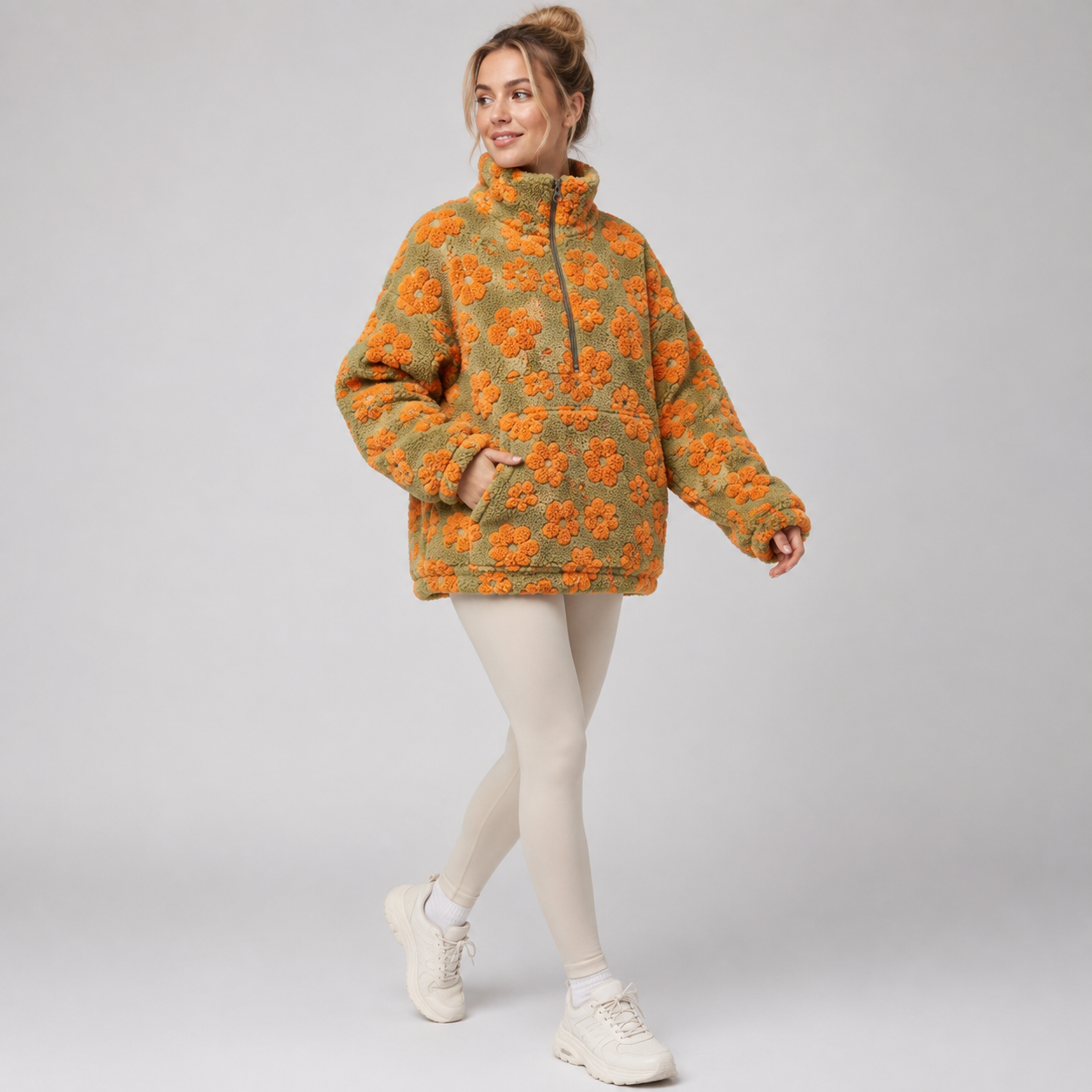 Polartec Masie Bloom avec délicats détails floraux