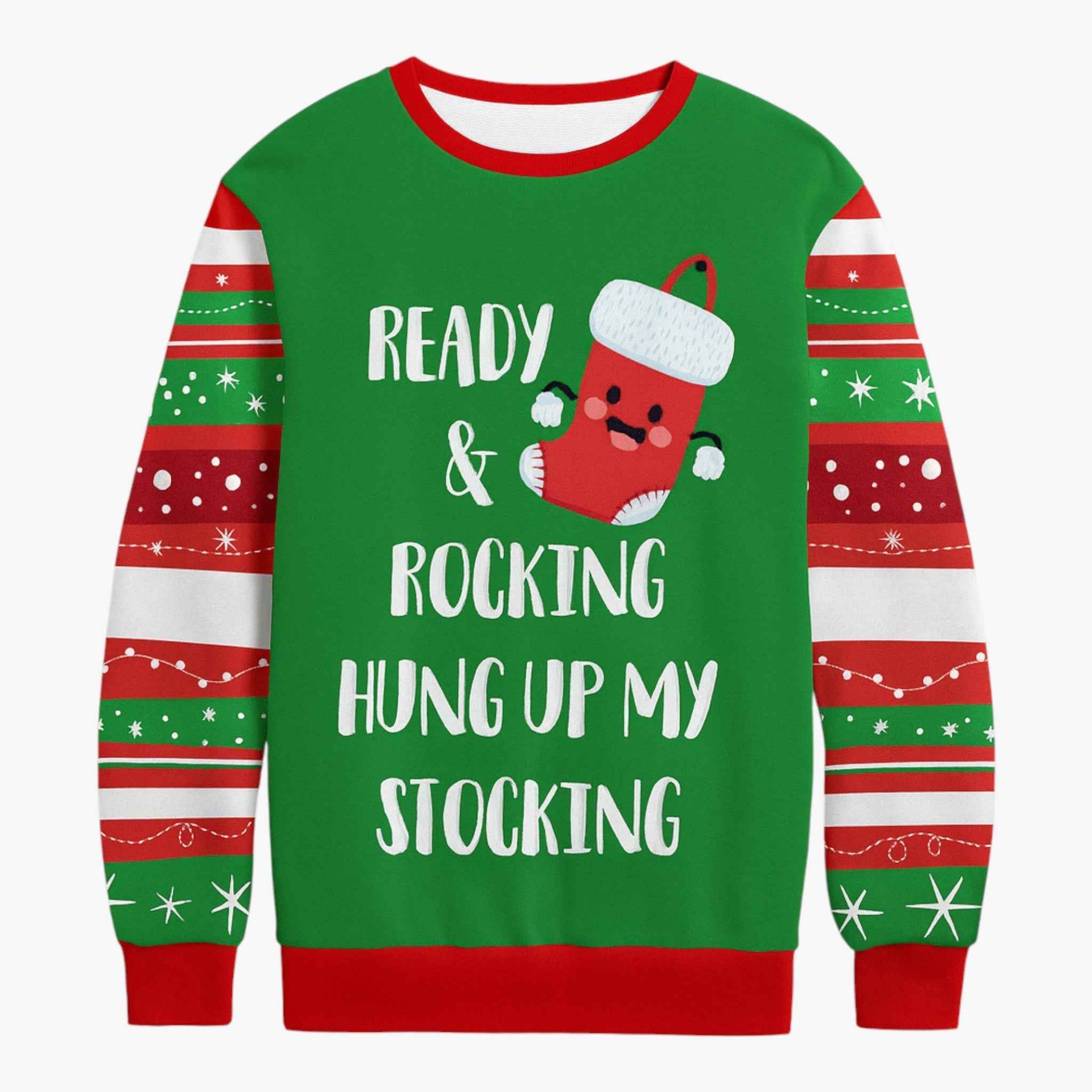 Herren Weihnachts-Pullover mit lustigem Rentier-Muster – Perfekt für gemütliche Feiertage