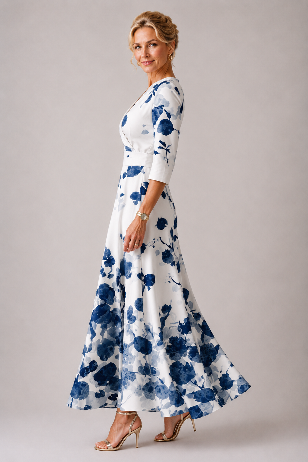 Ysa | Schickes Kleid mit Blumendruck