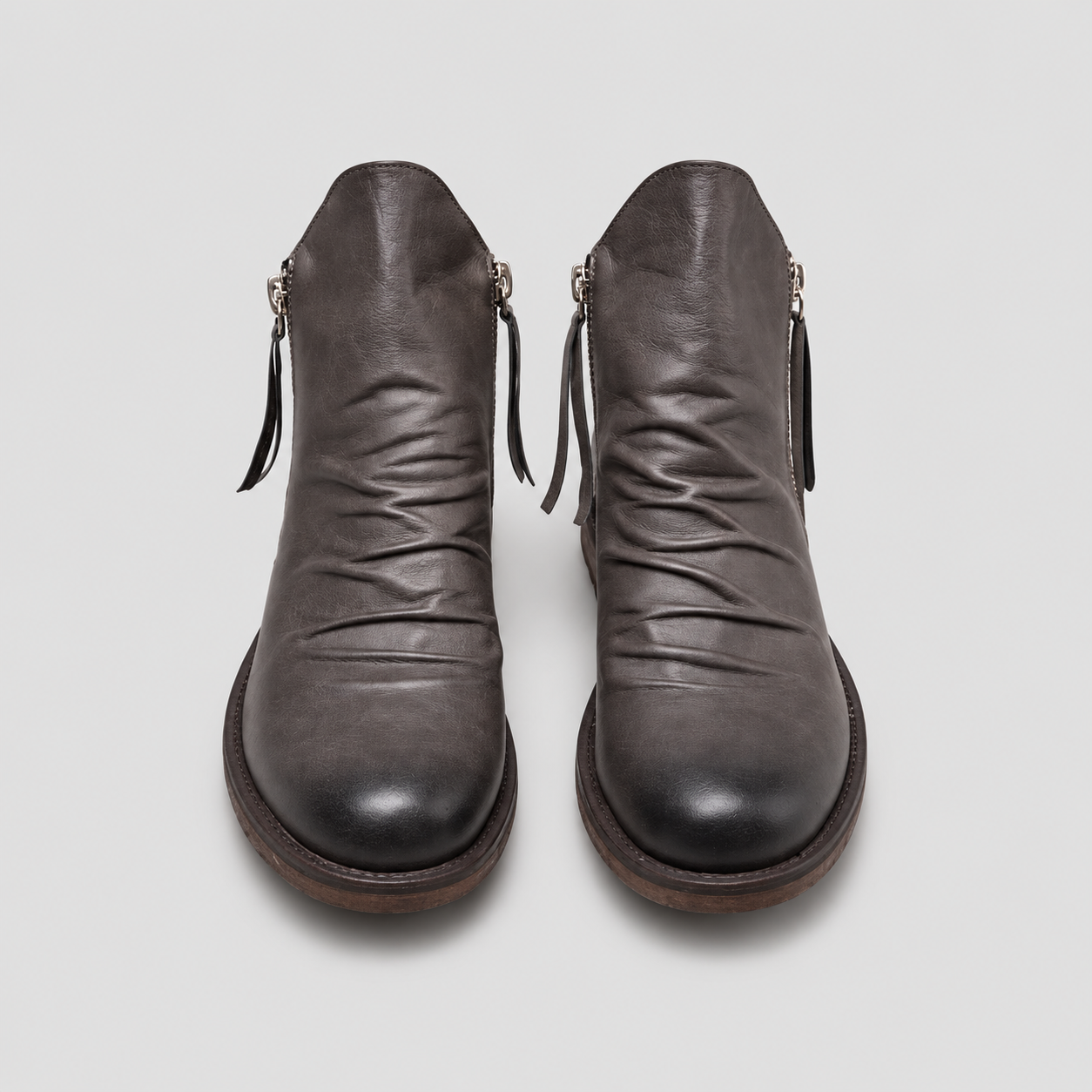 Herrenstiefel - Vielseitige Mikrofaser-Boots mit spitzer Form