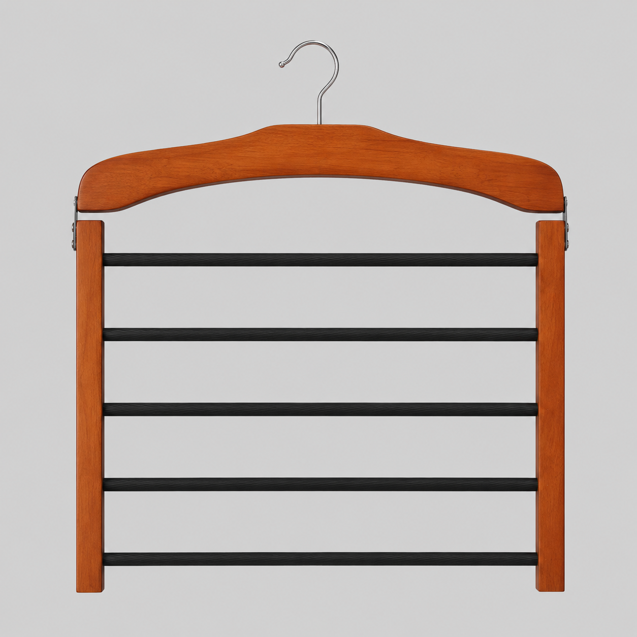 Mehrfachbügel Holz - Platzsparend, Rutschfest für Kleiderschrank