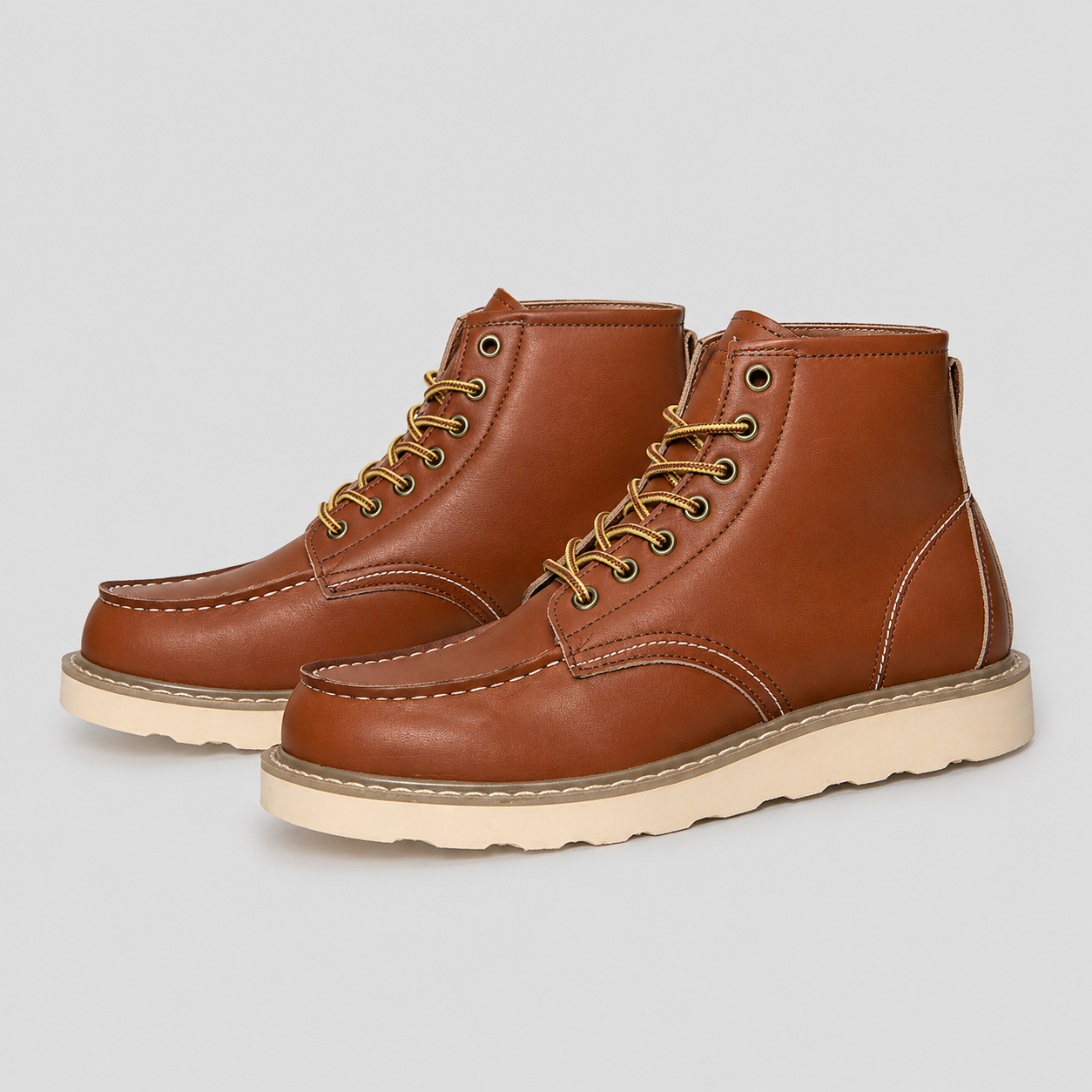 Herren Schnürboots - Vintage-Look, Komfortabel, Strapazierfähig