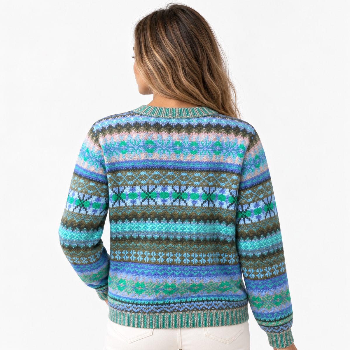 Cardigan chic et décontracté pour femmes avec impression digitale