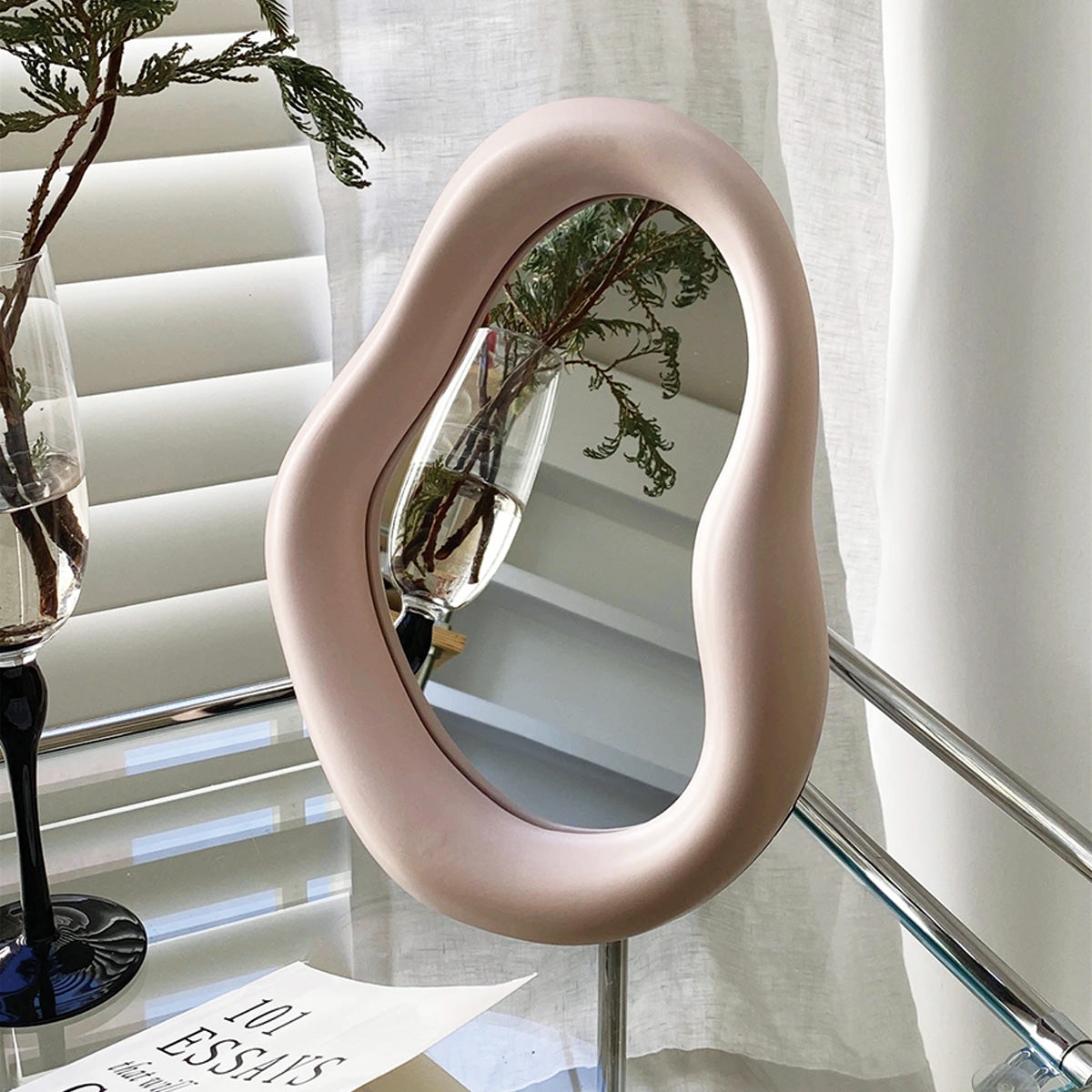 Dicker Tischspiegel mit elegantem und modernem Design zur Aufwertung Ihrer Räume