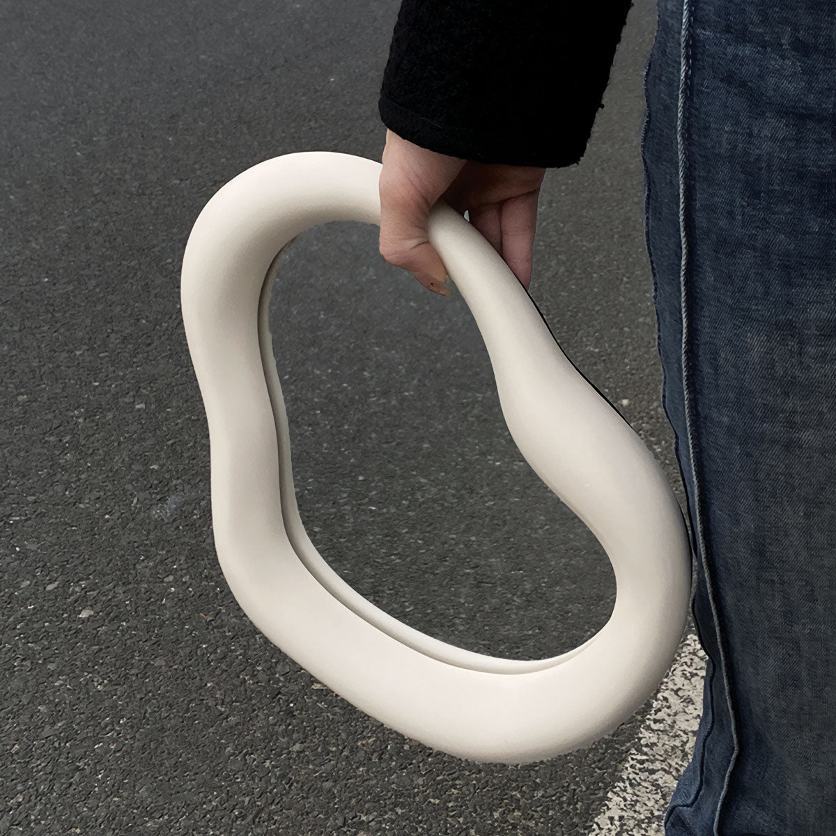 Dicker Tischspiegel mit elegantem und modernem Design zur Aufwertung Ihrer Räume