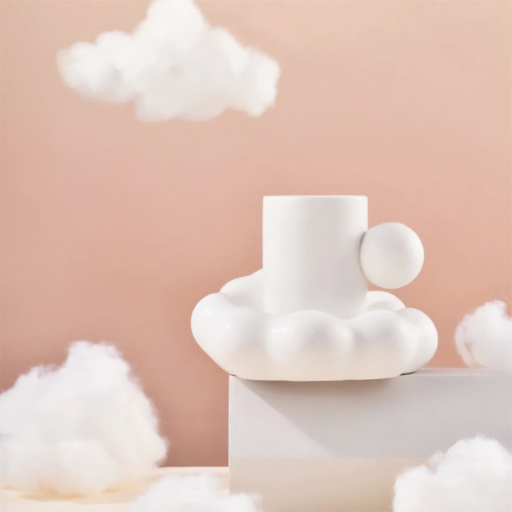 Wolken-Tassenset – Elegante Keramik für ein charmantes Kaffeeerlebnis