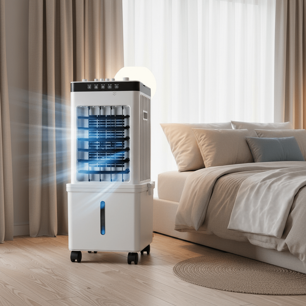 COOLNOVA - Mobiler Luftkühler - Flexible 3-in-1 Frische für Zuhause