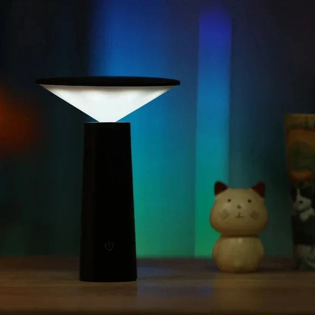 Modernes LED-Tischlampe mit Dimmfunktion, Rotation und integriertem Akku