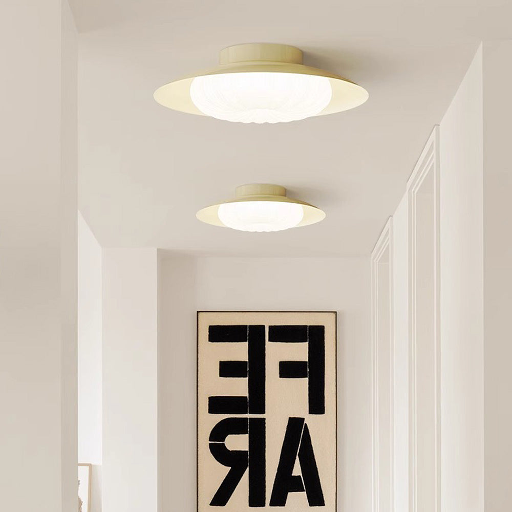 Moderne halb-eingebaute Plafondlampen in Creme – Elegante und umweltfreundliche LED-Beleuchtung