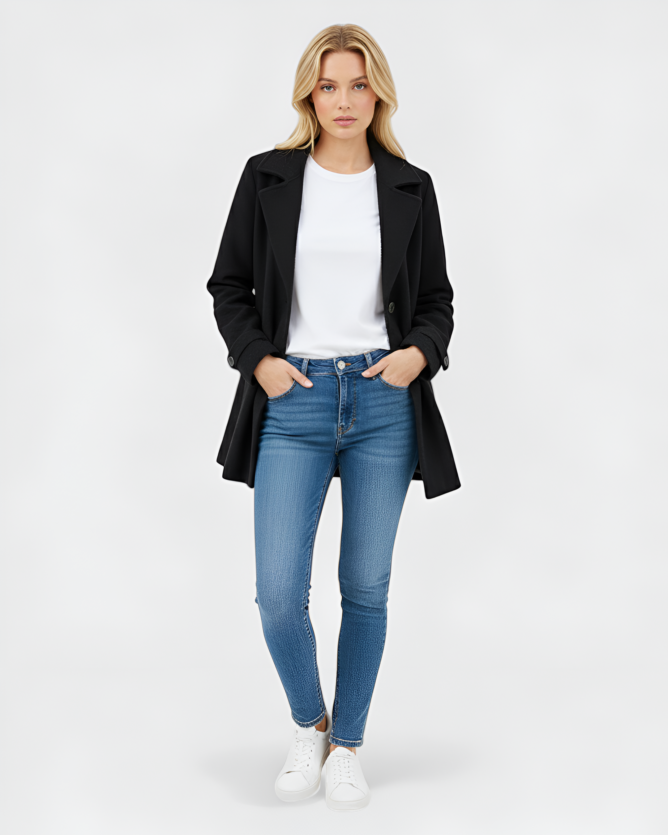 Damen Elegante Langarmjacke für Herbst