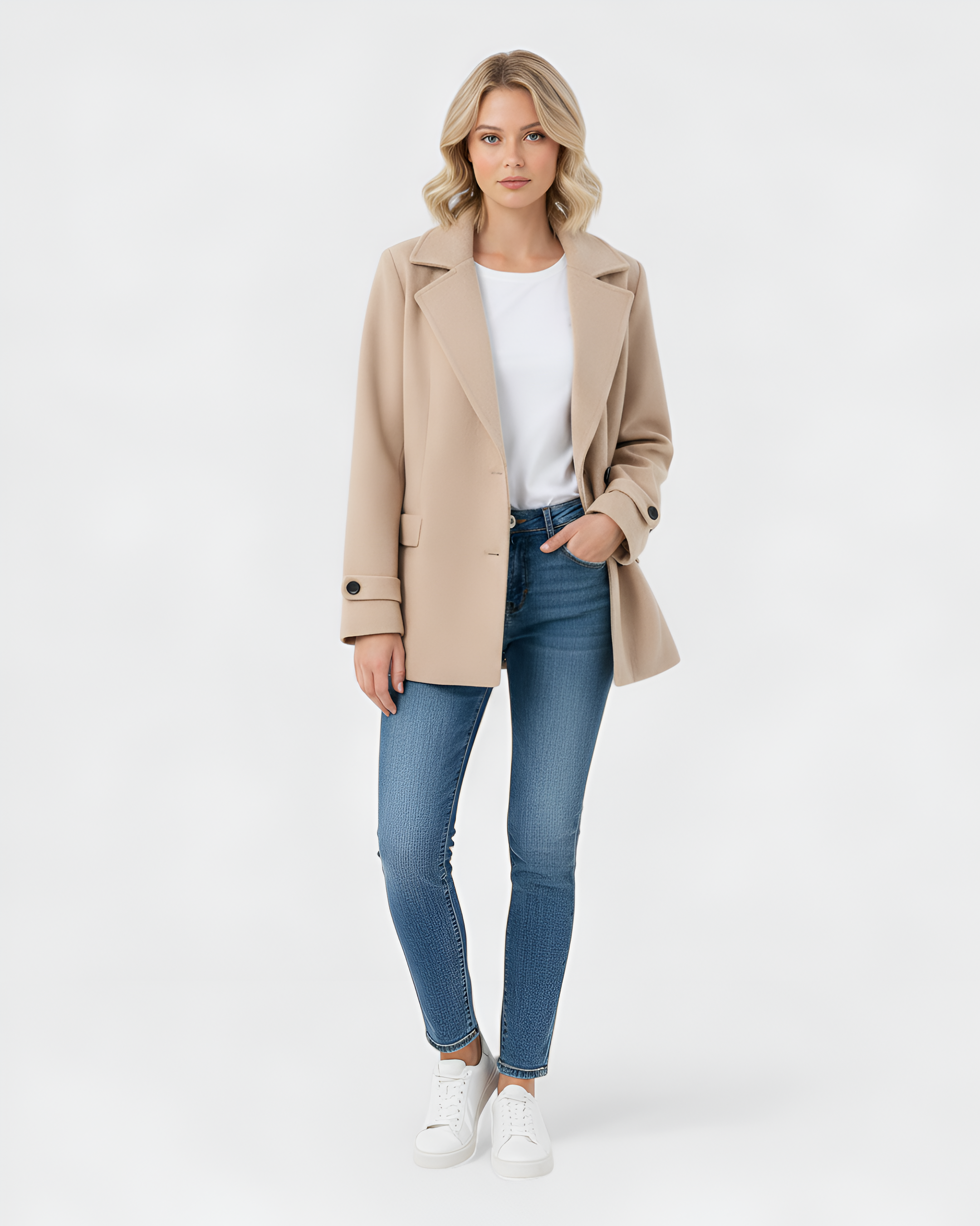 Damen Elegante Langarmjacke für Herbst