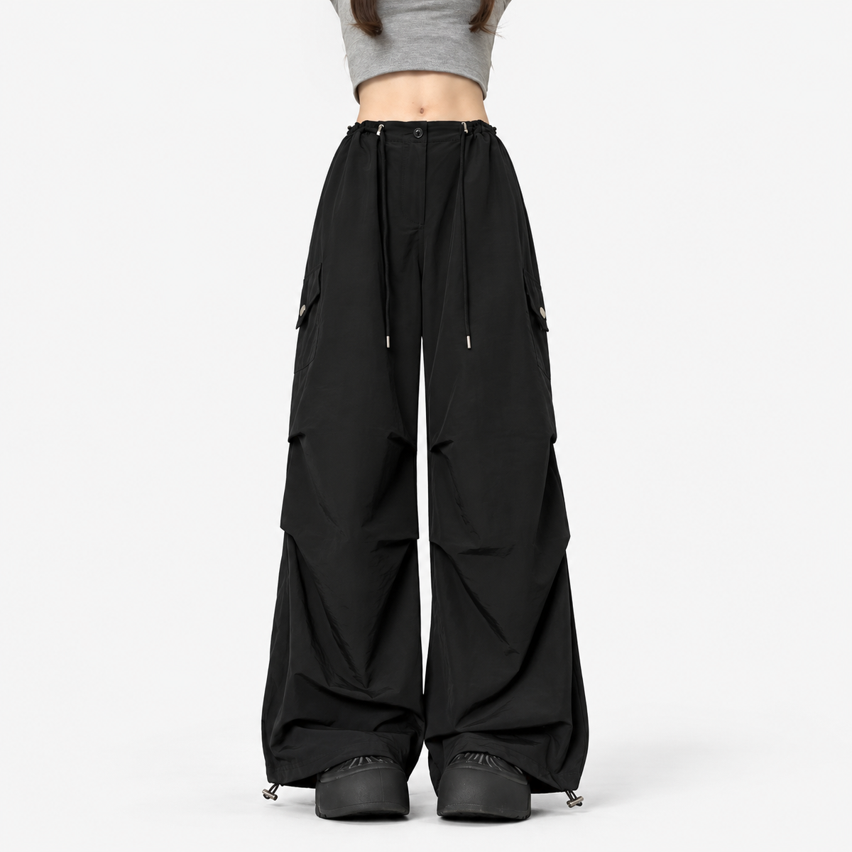 Pantalon cargo baggy élégant pour confort et tendance