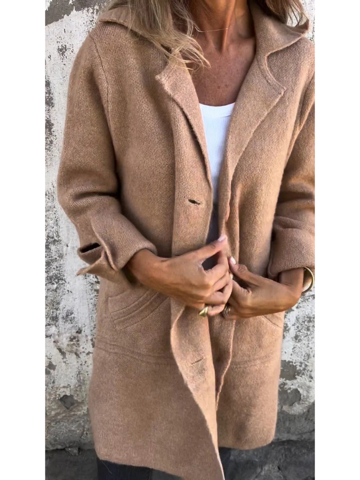 Damen Elegante Frühlingsjacke mit Taschen 3