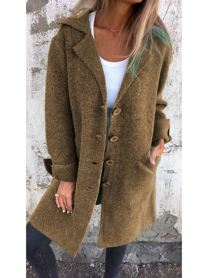Damen Elegante Frühlingsjacke mit Taschen 5