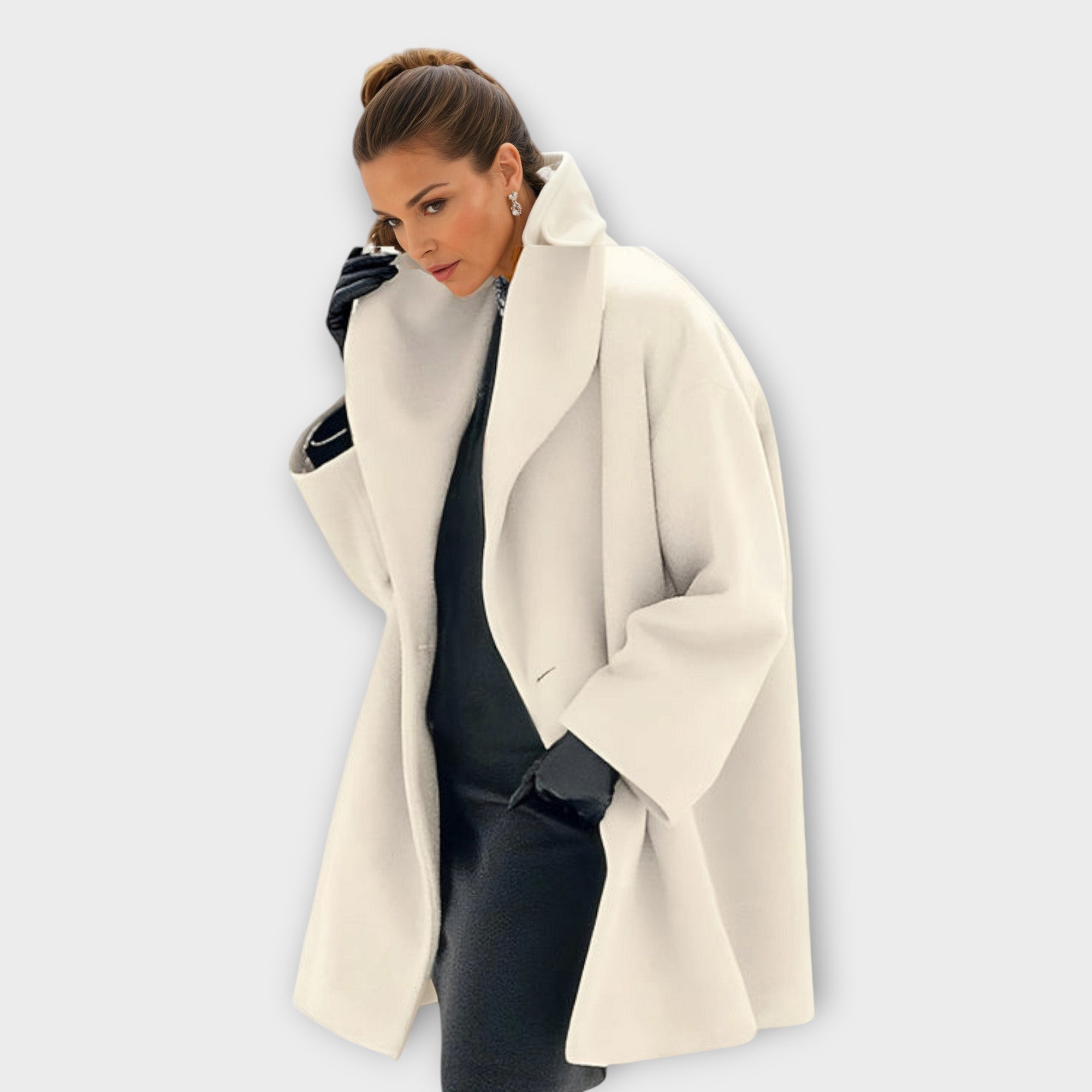 Damen Elegante Gabardine für Winter