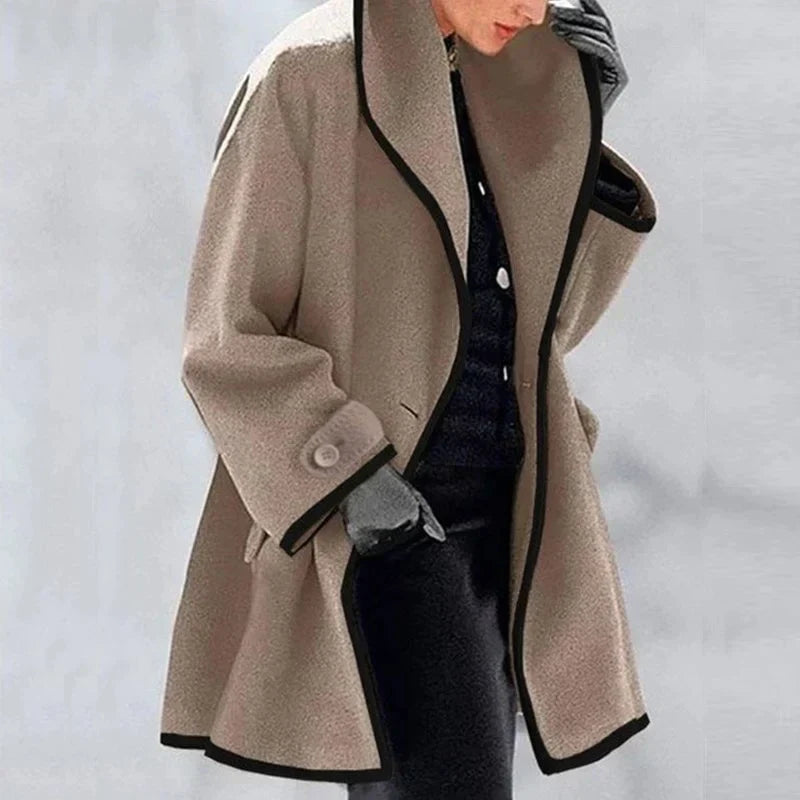 Damen Elegante Gabardine für Winter