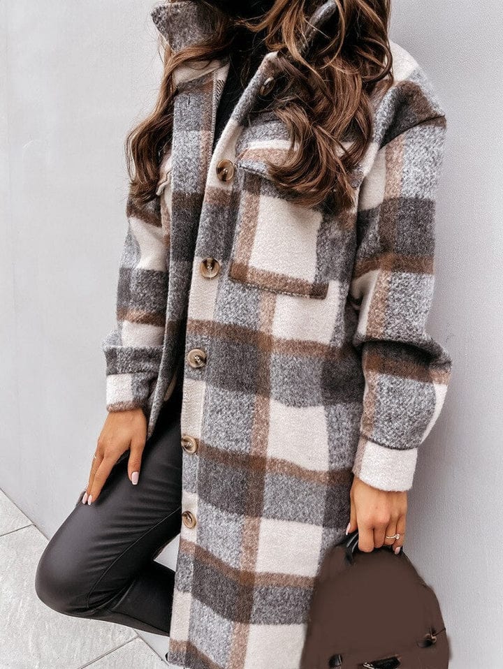 Damen Karierte Jacke für jeden Anlass 2
