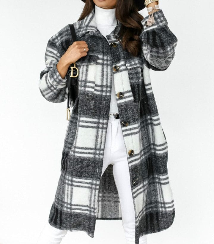 Damen Karierte Jacke für jeden Anlass 3