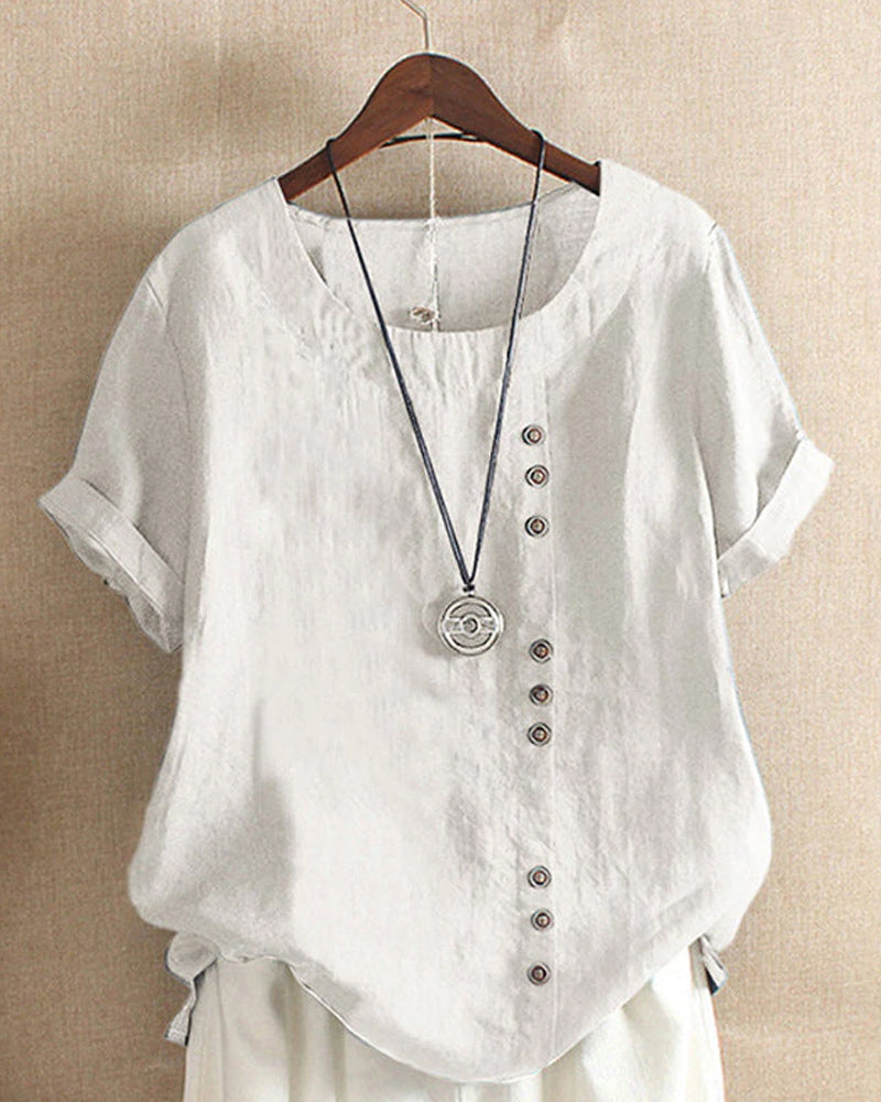 Damen Kurzarm-Bluse 3