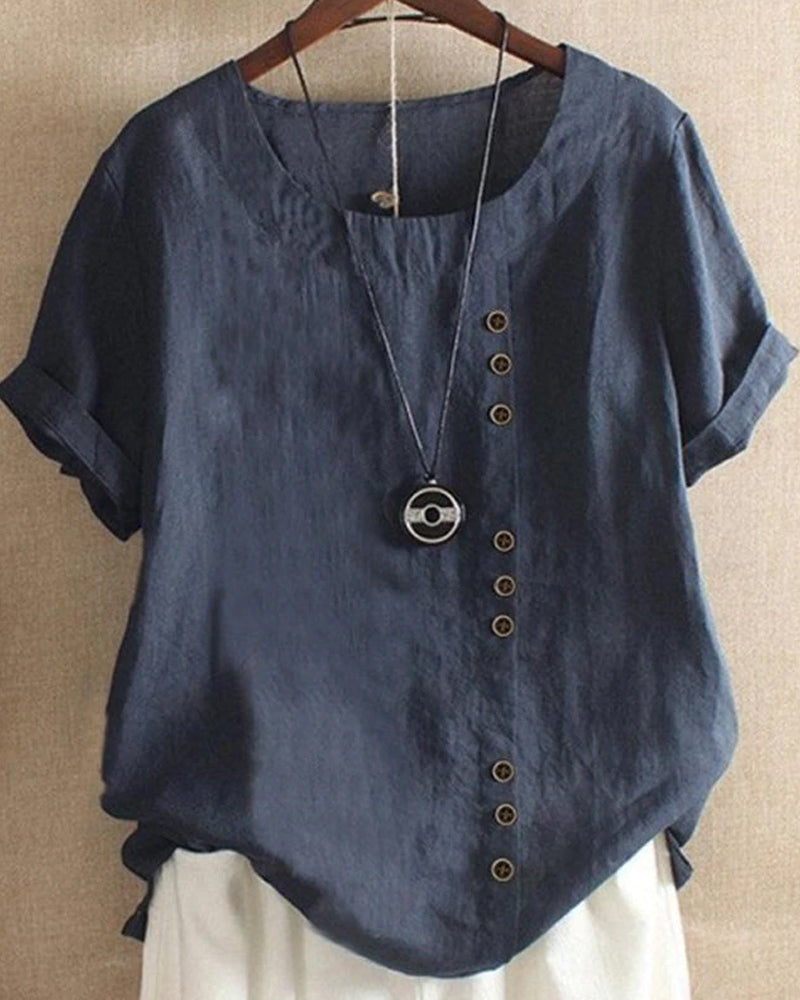 Damen Kurzarm-Bluse 5