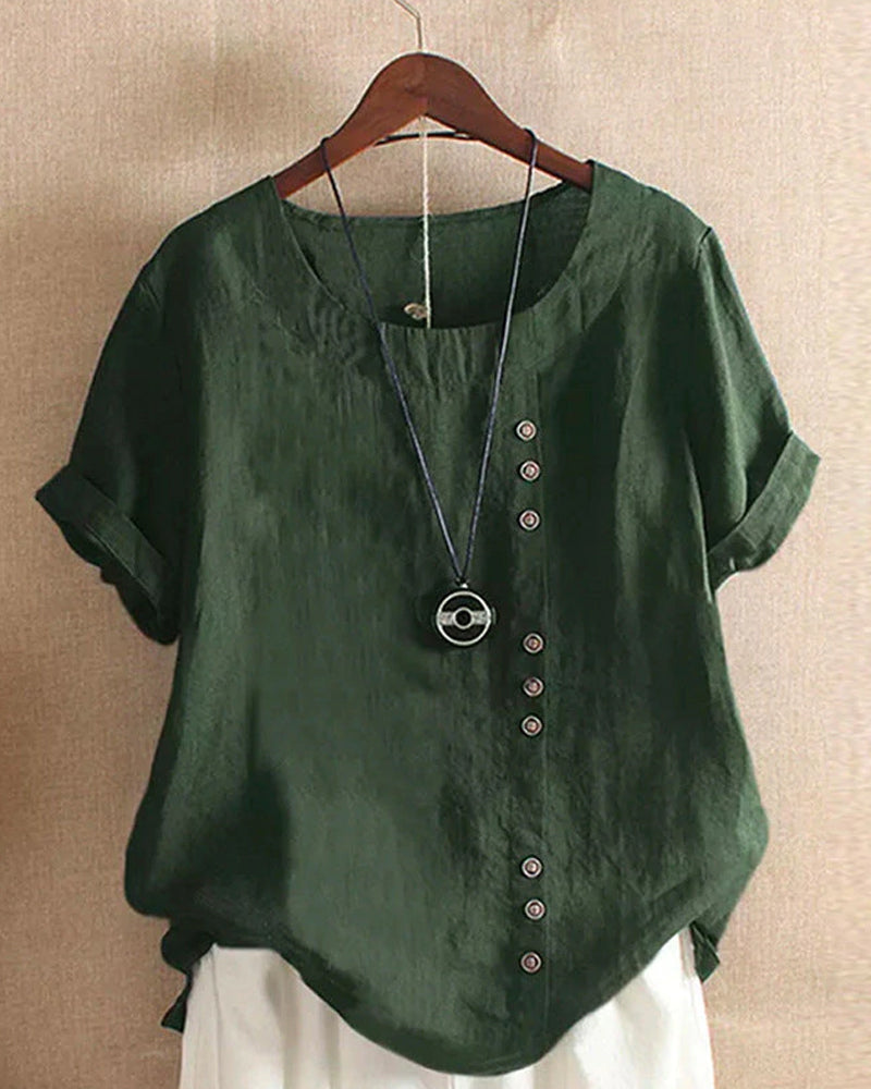 Damen Kurzarm-Bluse 6