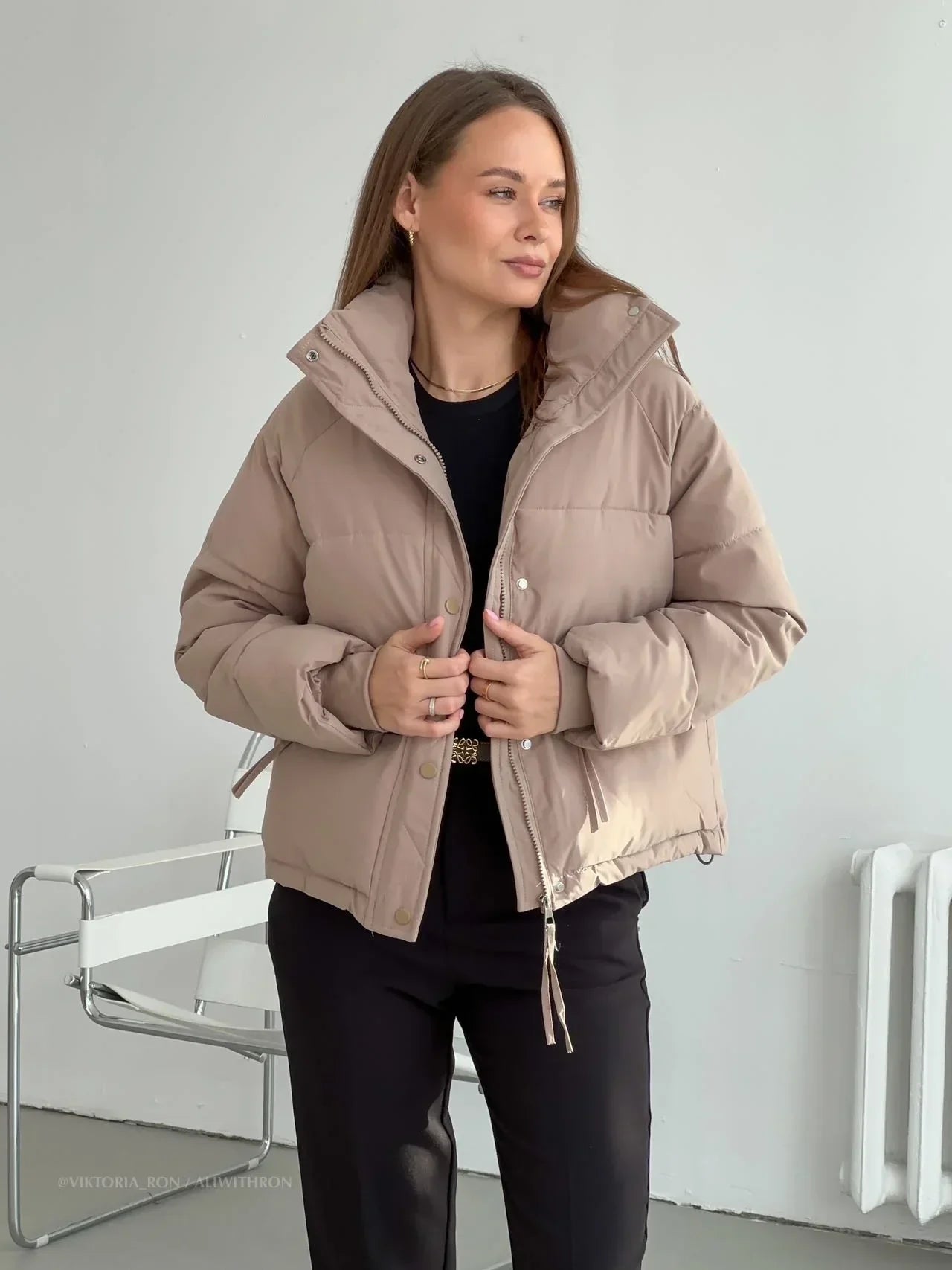 Damen Leichte Übergangsjacke für Herbst 8