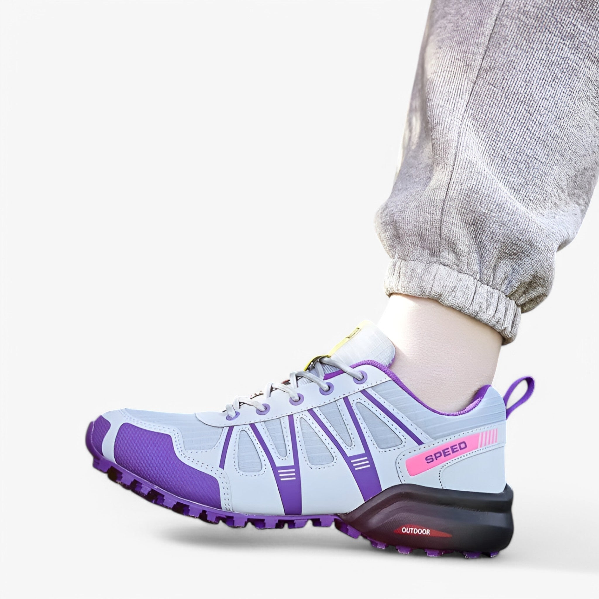 Damen Leichte Wanderschuhe mit Antirutschsohle 3