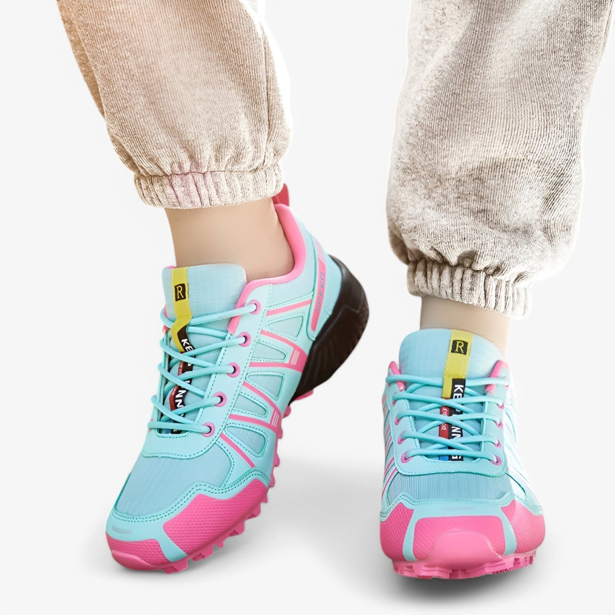Damen Leichte Wanderschuhe mit Antirutschsohle 5