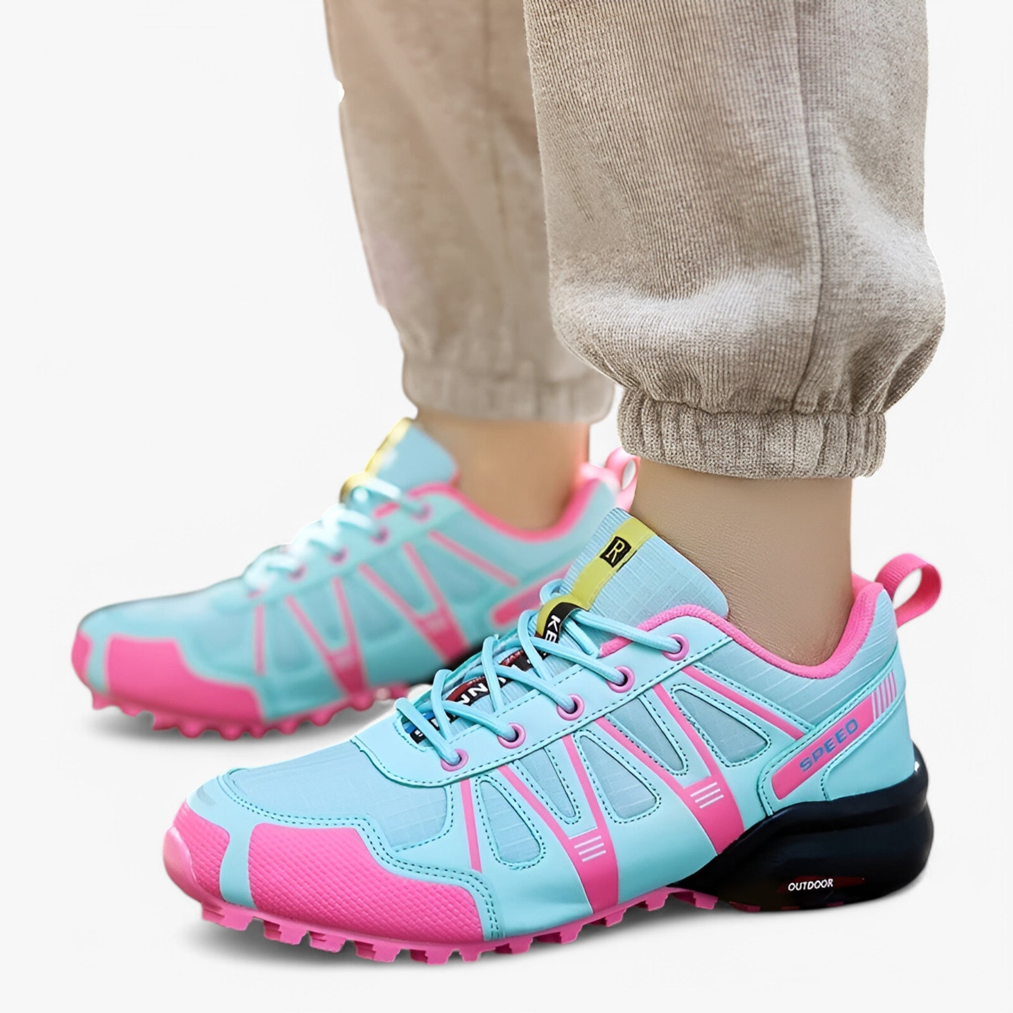 Damen Leichte Wanderschuhe mit Antirutschsohle 6