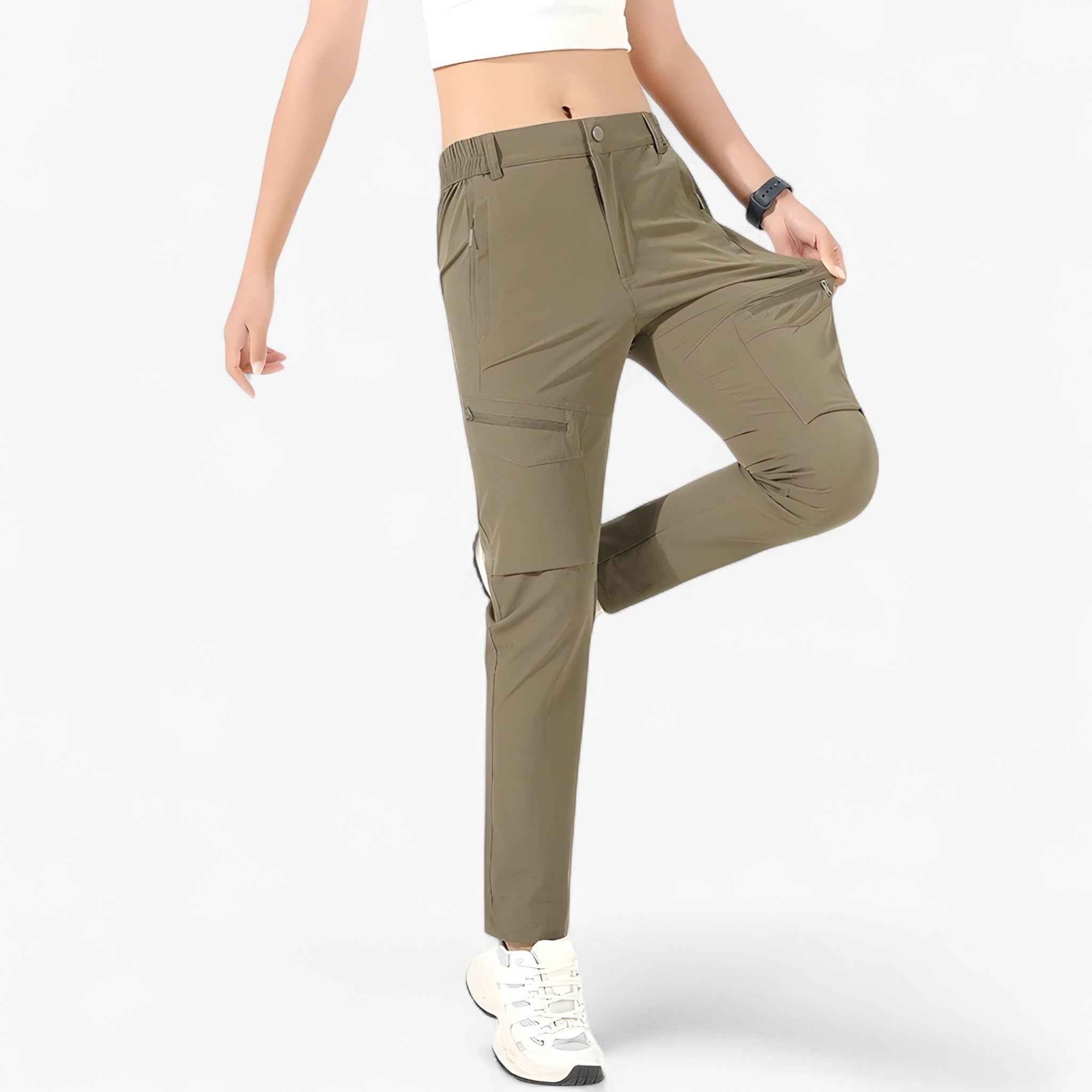 Damen Schnelltrocknende Outdoor-Hosen mit UV-Schutz