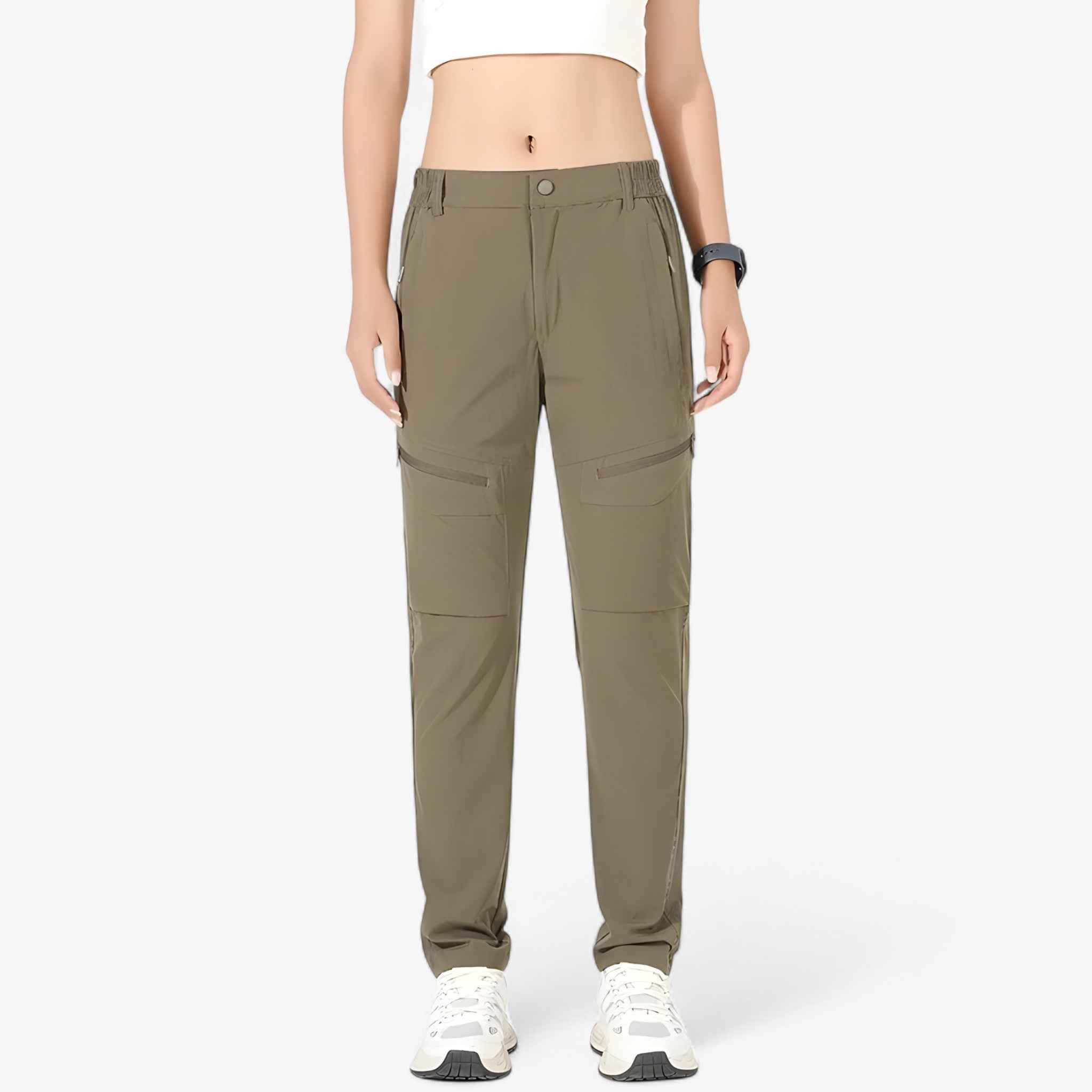 Damen Schnelltrocknende Outdoor-Hosen mit UV-Schutz