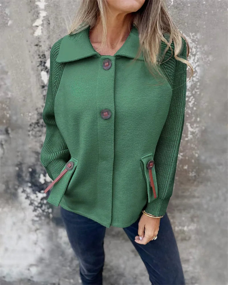 Damen Stehkragen Jacke für Herbst und Winter 10