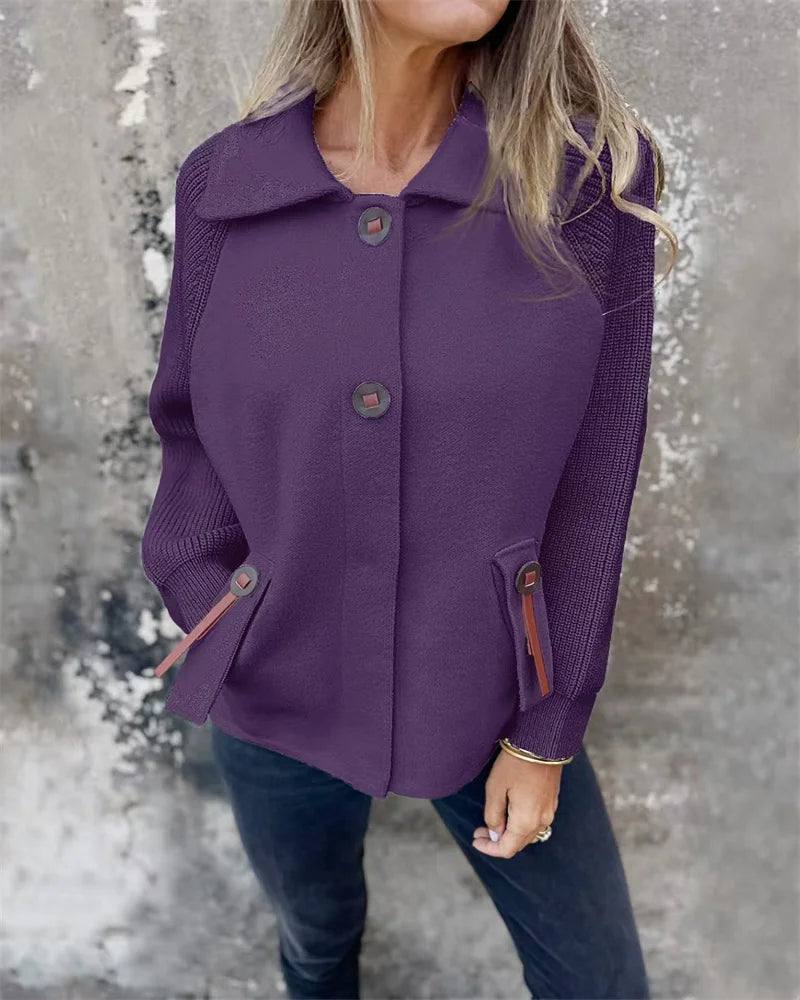 Damen Stehkragen Jacke für Herbst und Winter 5