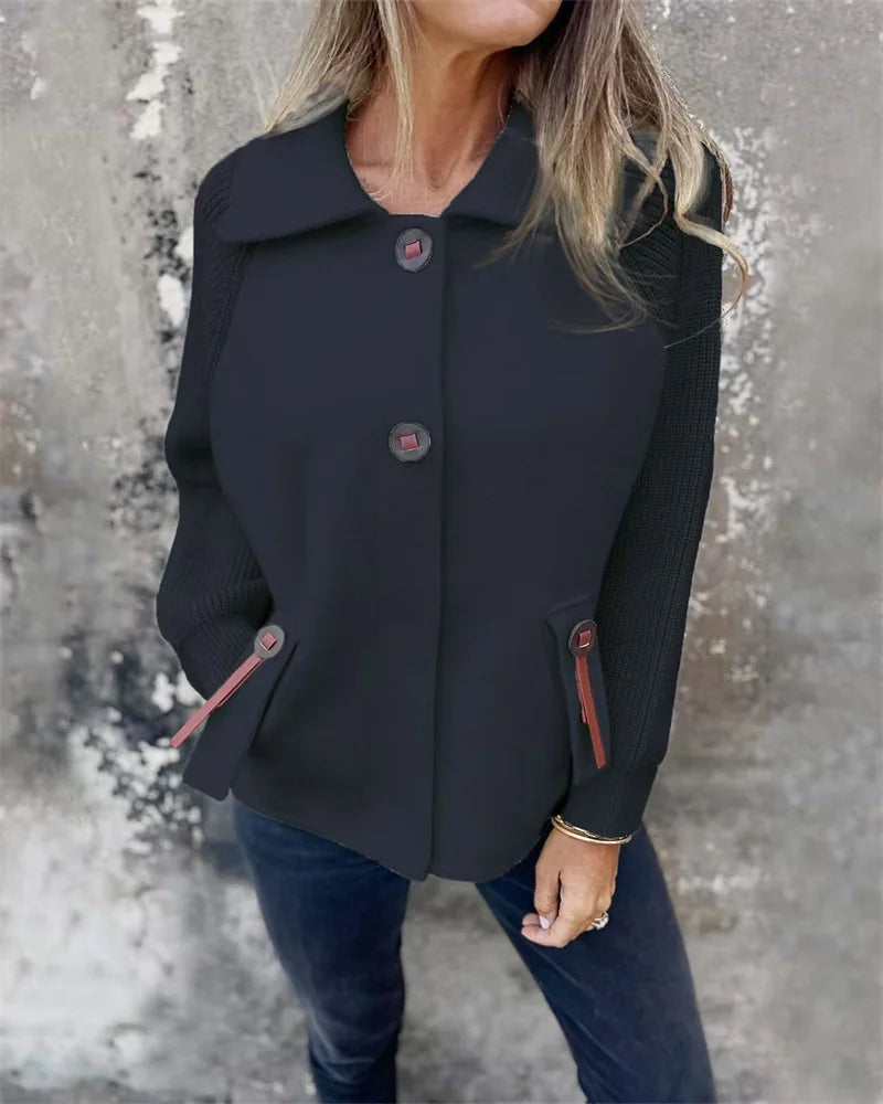 Damen Stehkragen Jacke für Herbst und Winter 6