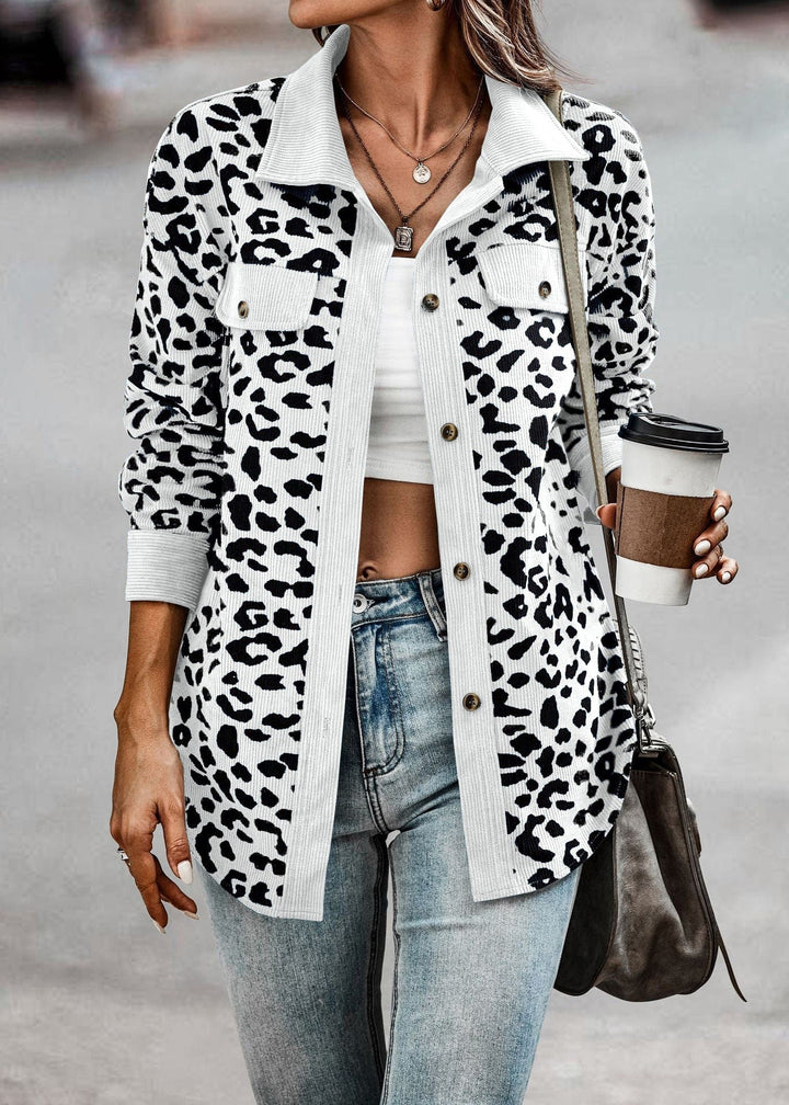 Damen Übergangsjacke im Leoprint 9