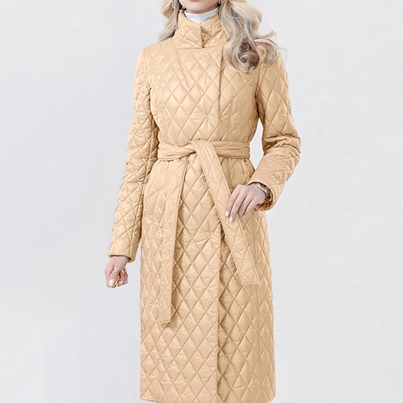 Damen Warme Daunenjacke aus Baumwolle 3