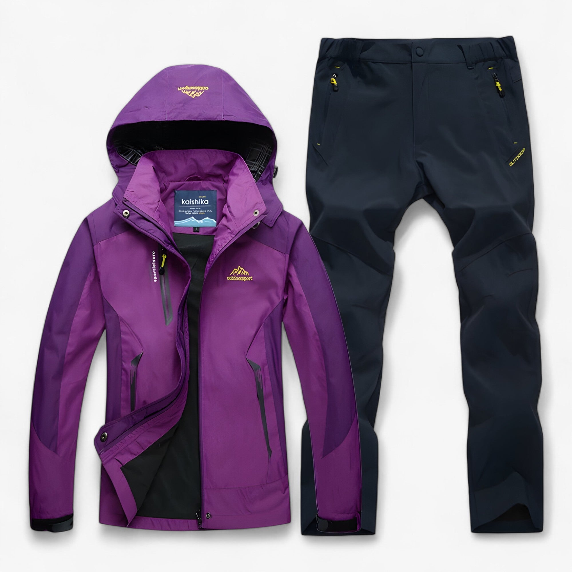 Damen Wasserdichter Wanderoverall für Outdoor-Aktivitäten 6