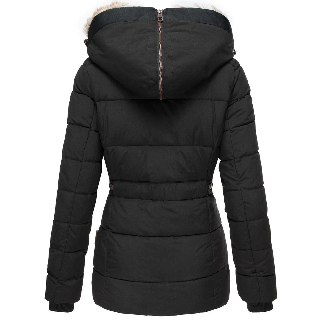 Damen Winter Mantel mit Warmem Futter
