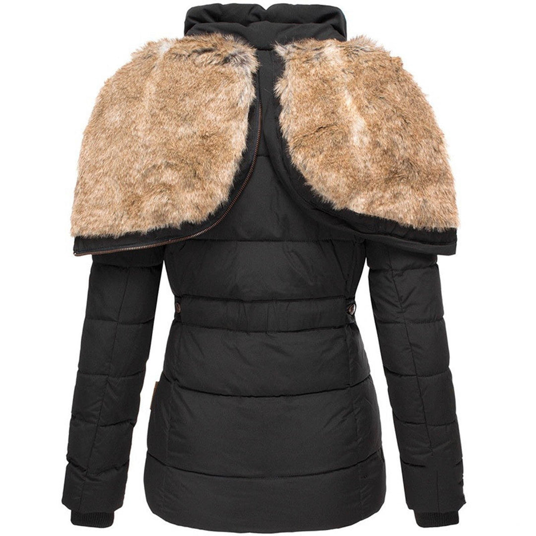 Damen Winter Mantel mit Warmem Futter