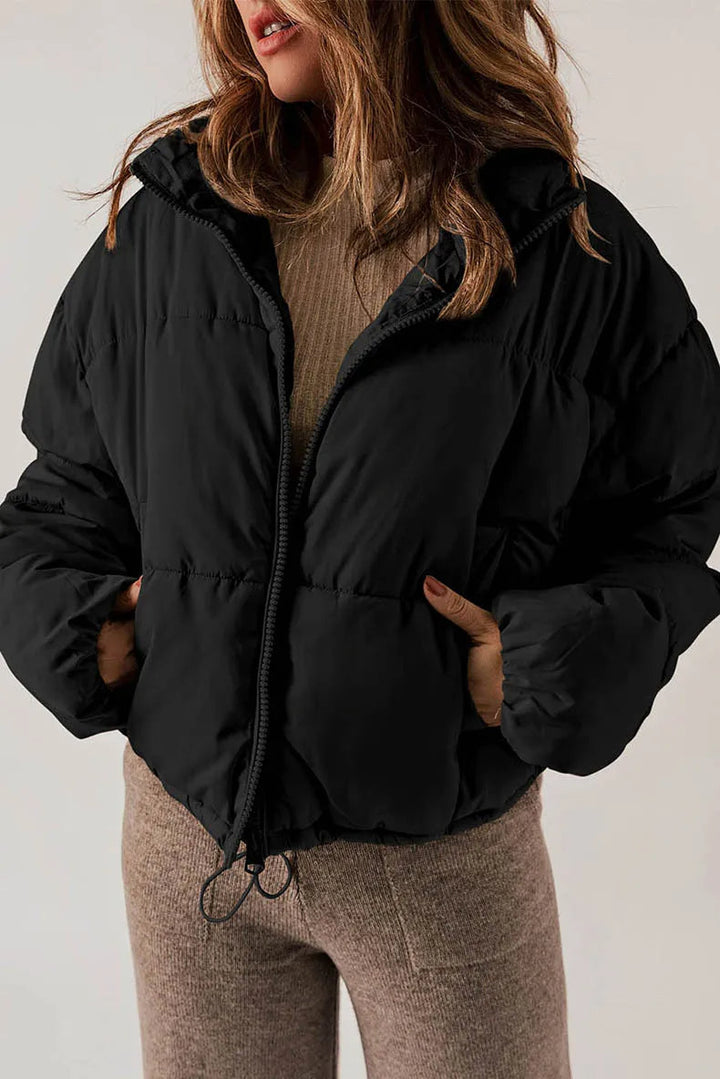 Damen Winterjacke mit Kapuze und Stil 2